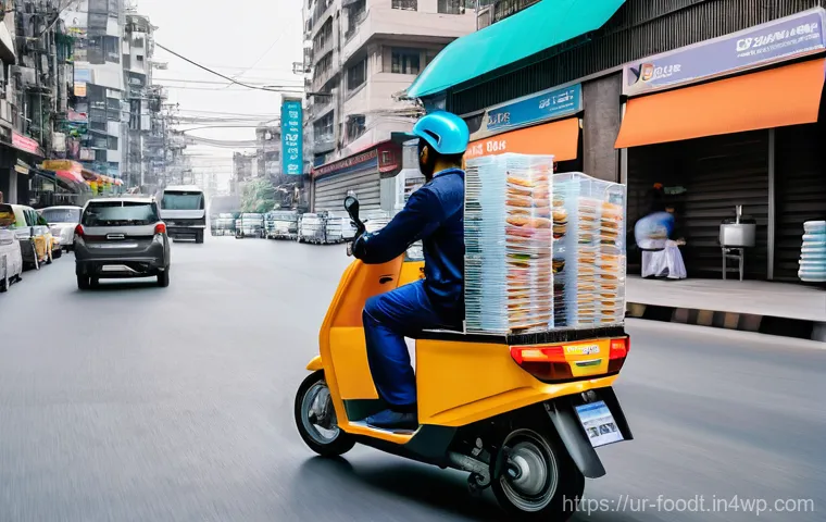 푸드테크의 은행 및 투자 전략 - **Prompt 2: Urban Culinary Innovation with Alternative Proteins in Pakistan**
    "A brightly lit, c...