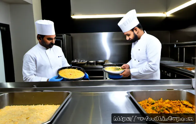Home 17 푸드테크의 다양한 시장 진입 전략 - Photorealistic food technology market-entry scene in a modern Karachi commercial kitchen, Pakistani ...